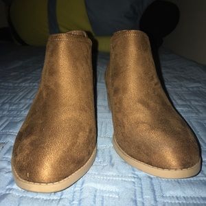 Brown booties